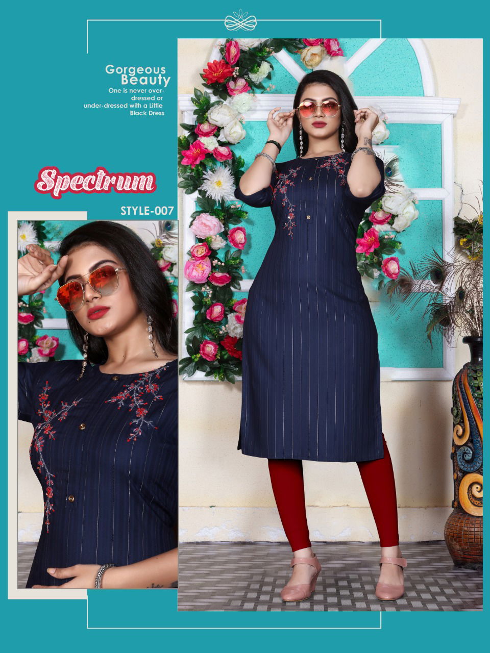 Aagya Spectrum Regular Wear Wholesale Designer Kurtis
